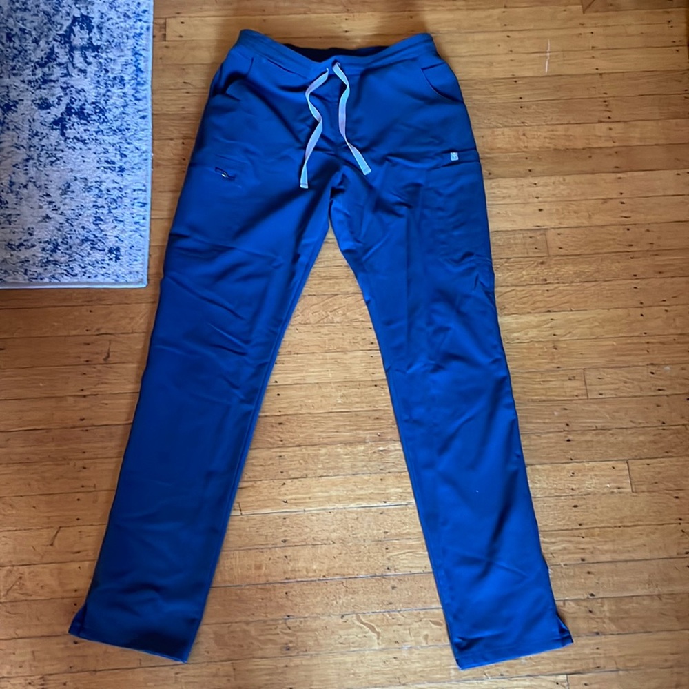 FIGS dark harbor medium tall yola scrub pants